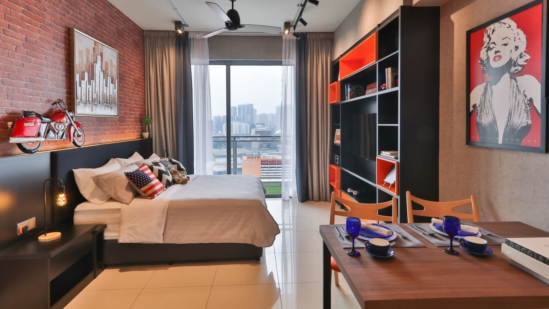 A studio interior created by InteriorDesigns' interior designers in Bangsar, Kuala Lumpur